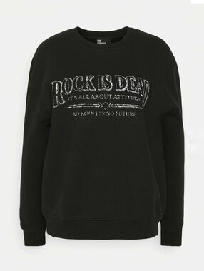 The Kooples NWT-Rock is Dead Crew Neck Pullover Graphic Sweatshirt